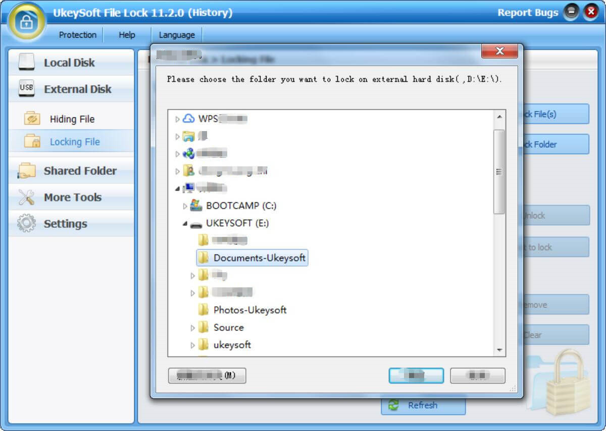 add files to encrypt