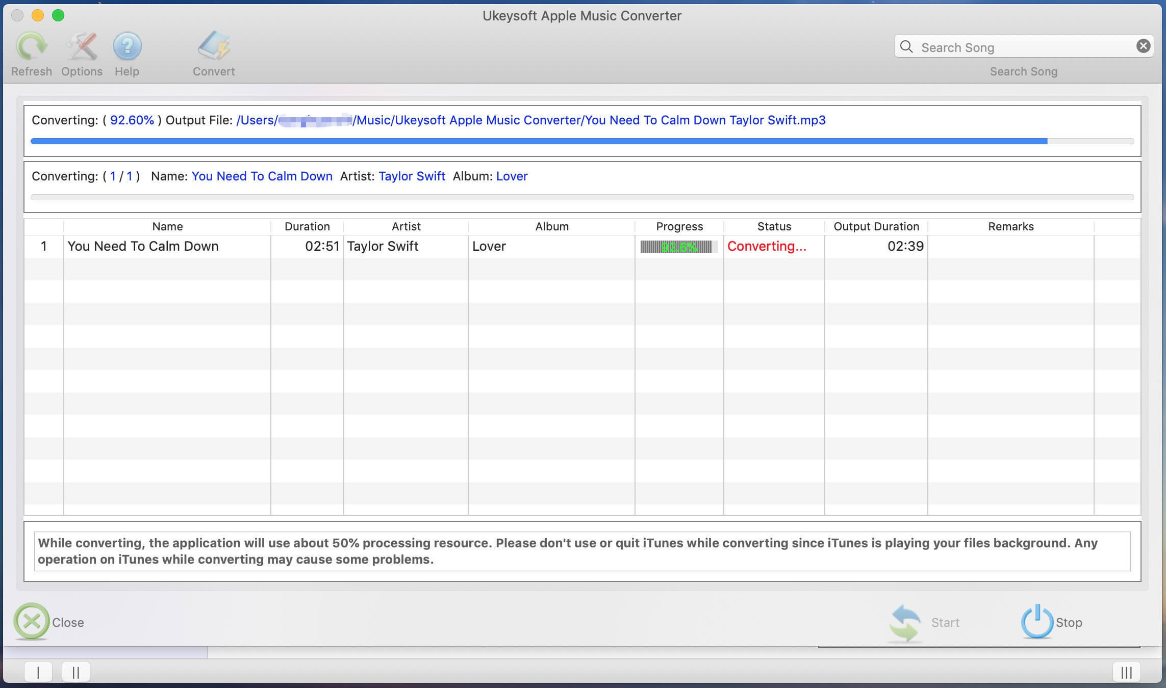 Convert Taylor Swift Songs to MP3