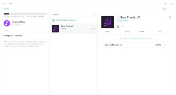 add audios to fitbit