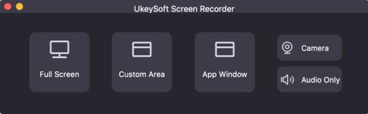 run ukeysoft audio recorder
